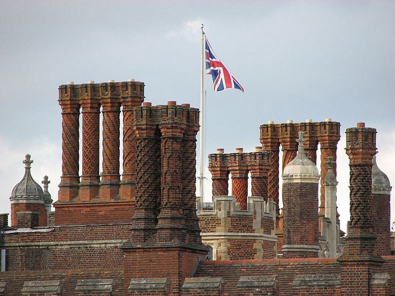 Las chimeneas del Palacio de Hampton Court | Inglaterra - RUTA 33
