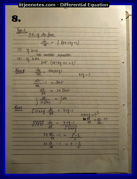 differential equation8