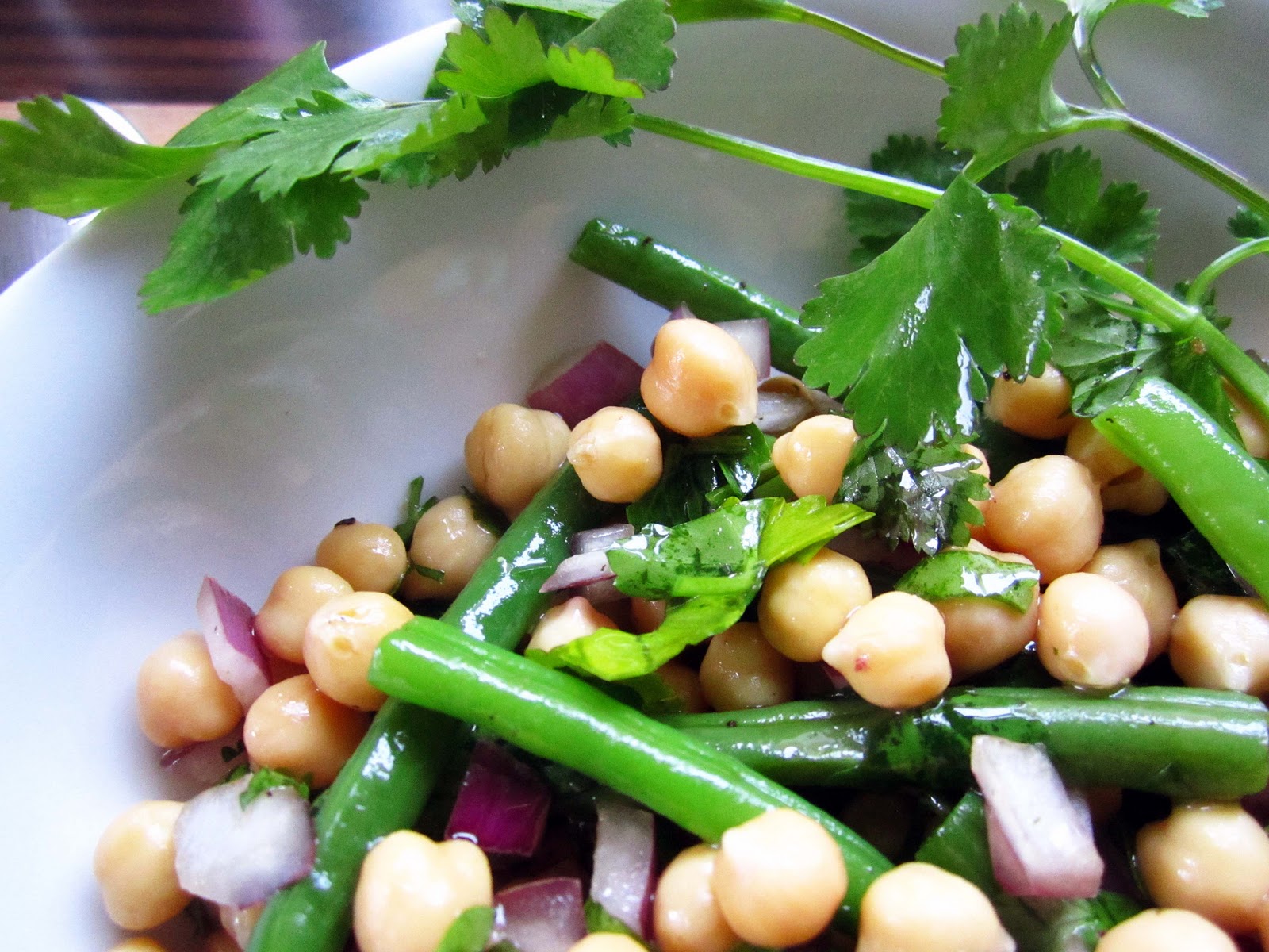 Green Bean and Chickpea Herb Salad The Grazer