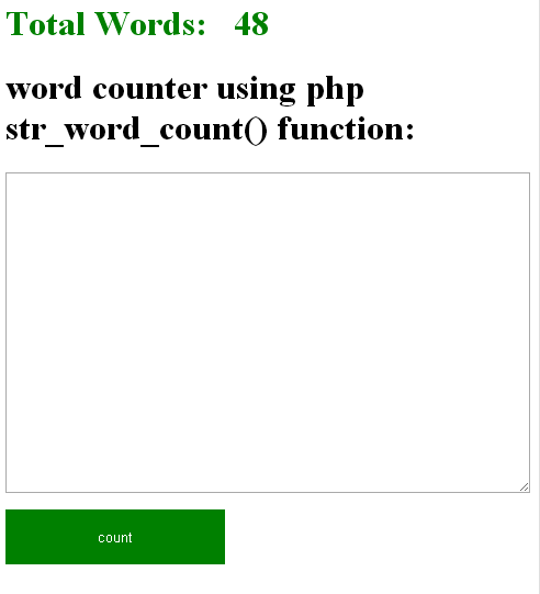 text word counter