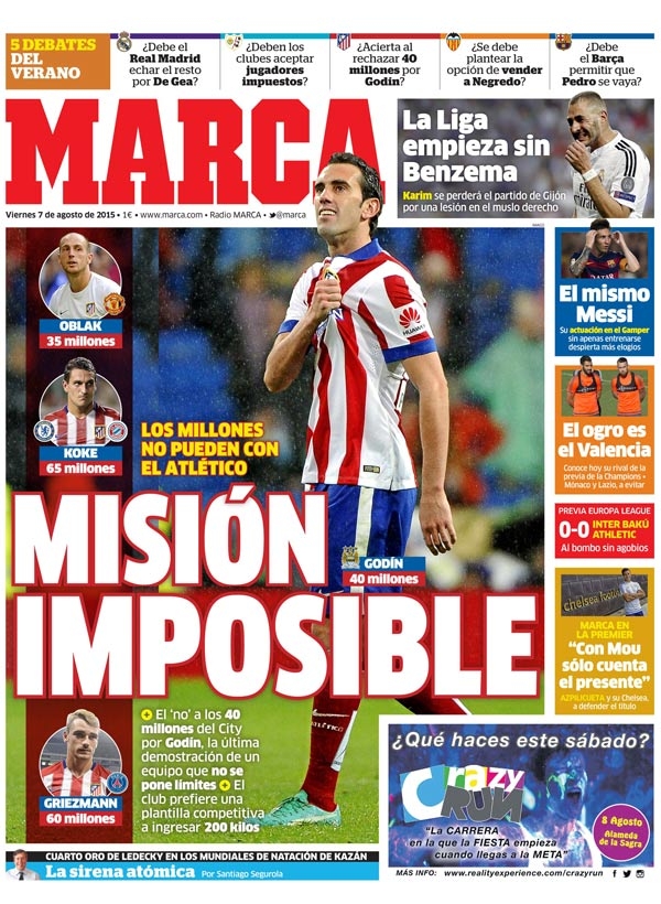 Atlético de Madrid, Marca: "Misión imposible"