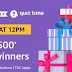 (10th November) Amazon Quiz Time-Answer & Win Rs 500
