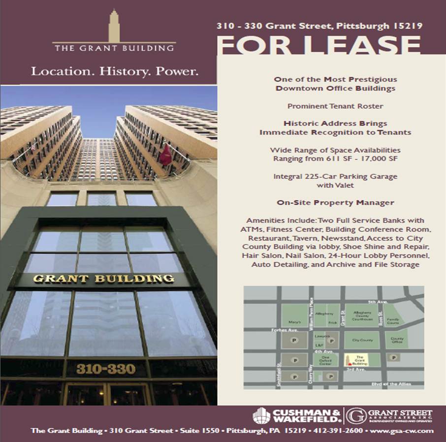Pittsburgh Commercial Real Estate News The Grant Building Through the Ages