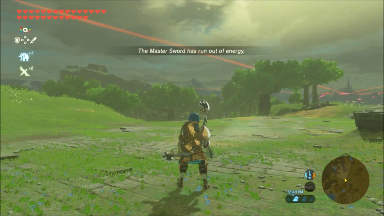 master sword ran out of energy master sword ran out of energy