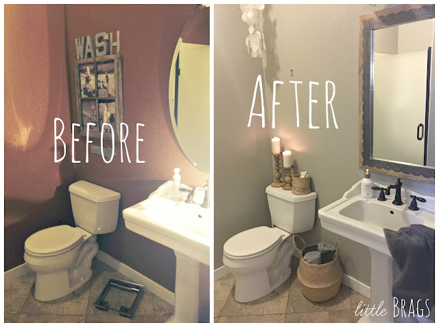 Little Brags: A little Make Over In The POWDER ROOM