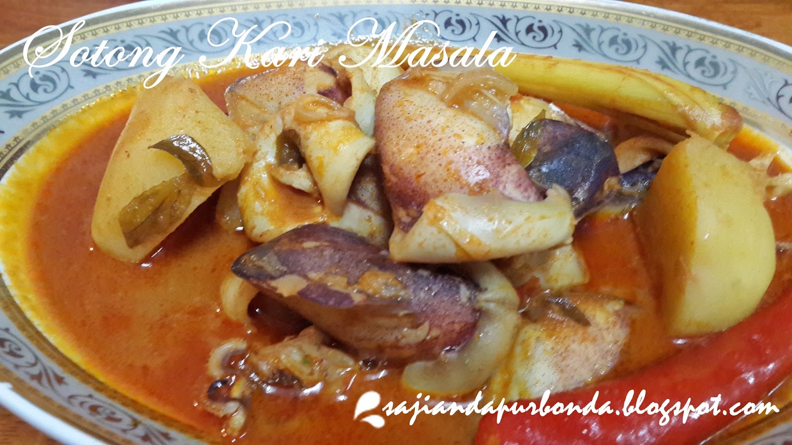 Kitchen Mak Tok Sajian Dapur Bonda Sotong Kari Masala