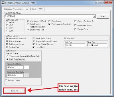 realsteel blog: Cara membuat BBM Mod transparan Menggunakan Portable