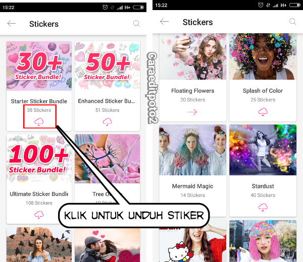 Cara Download Background dan Sticker Gratis di Picsart