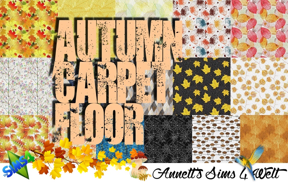 Sims 4 Welt Autumn Carpet Floors