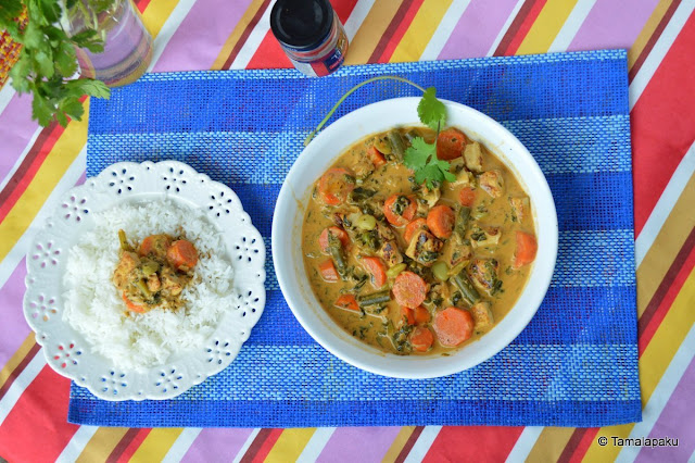 Thai Red Curry with Tofu and Vegetables