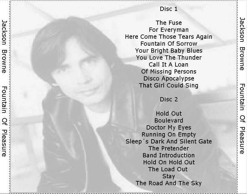 T.U.B.E. Jackson Browne w/ David Lindley 19801113 Osaka, JP (SBD