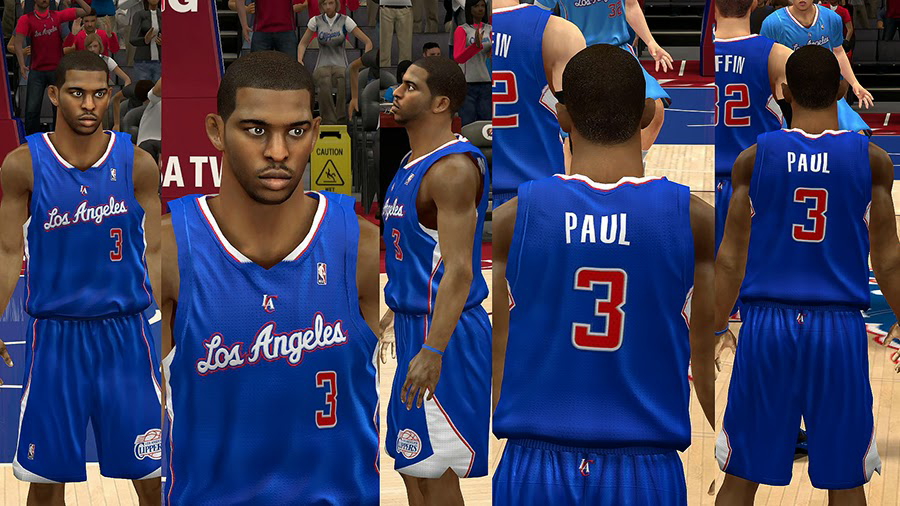 NBA 2K14 L.A. Clippers Jersey Pack V2 NBA2K.ORG