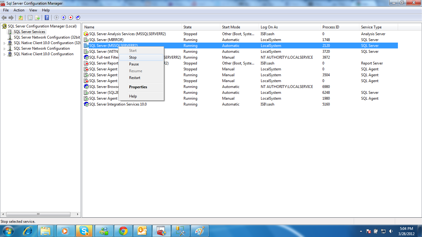 Sql Server knowledge sharing blog Verify database mirroring solution