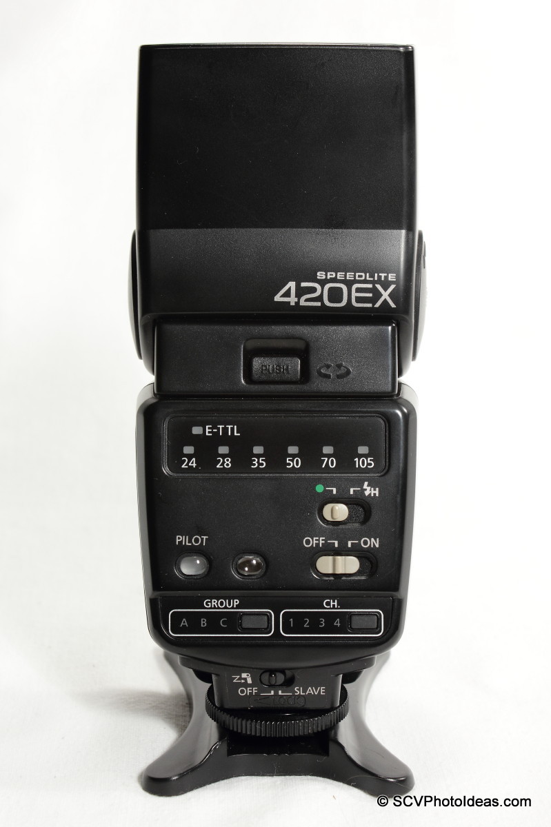 S.C.V. Photography Ideas Canon Speedlite 420EX Reference Page