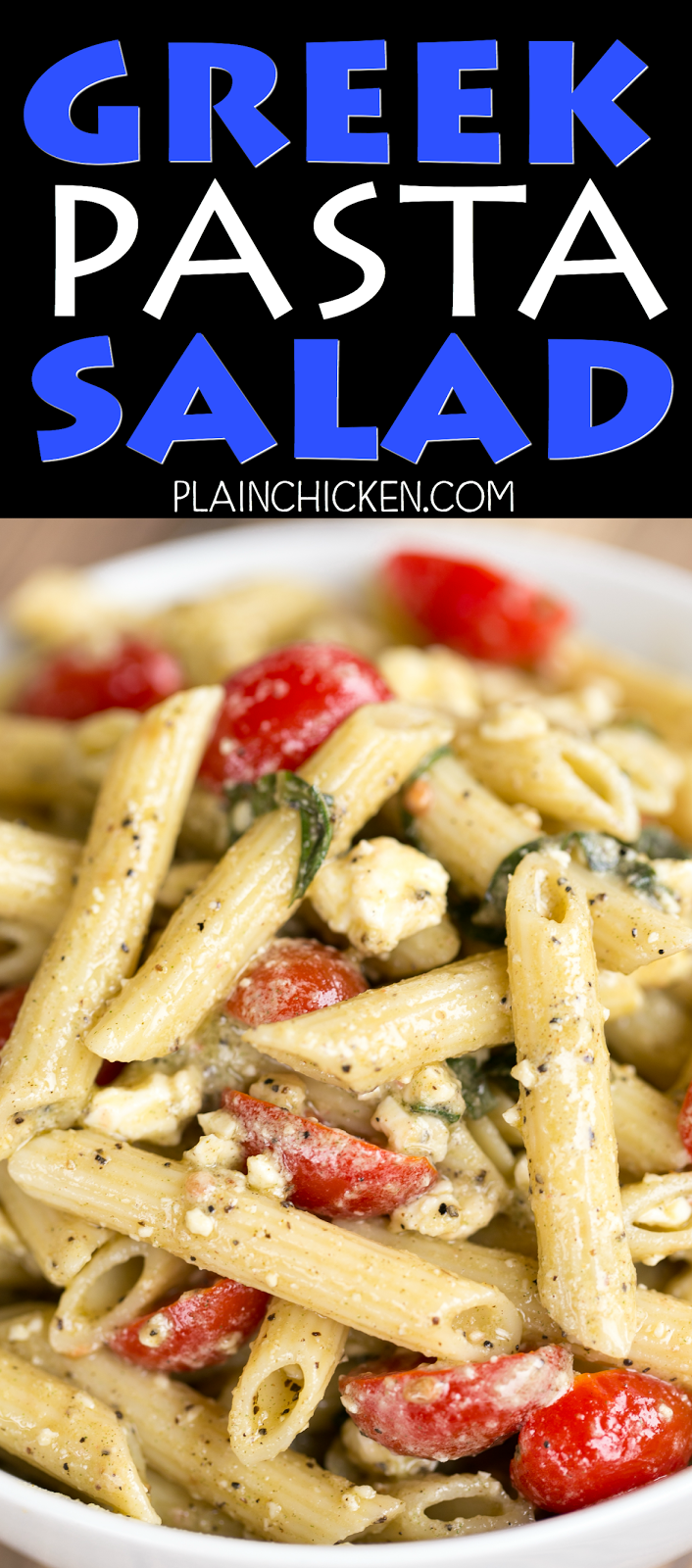Greek Pasta Salad Plain Chicken®