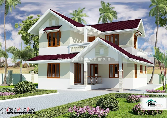 kerala model house plans with elevation 1829 sqft