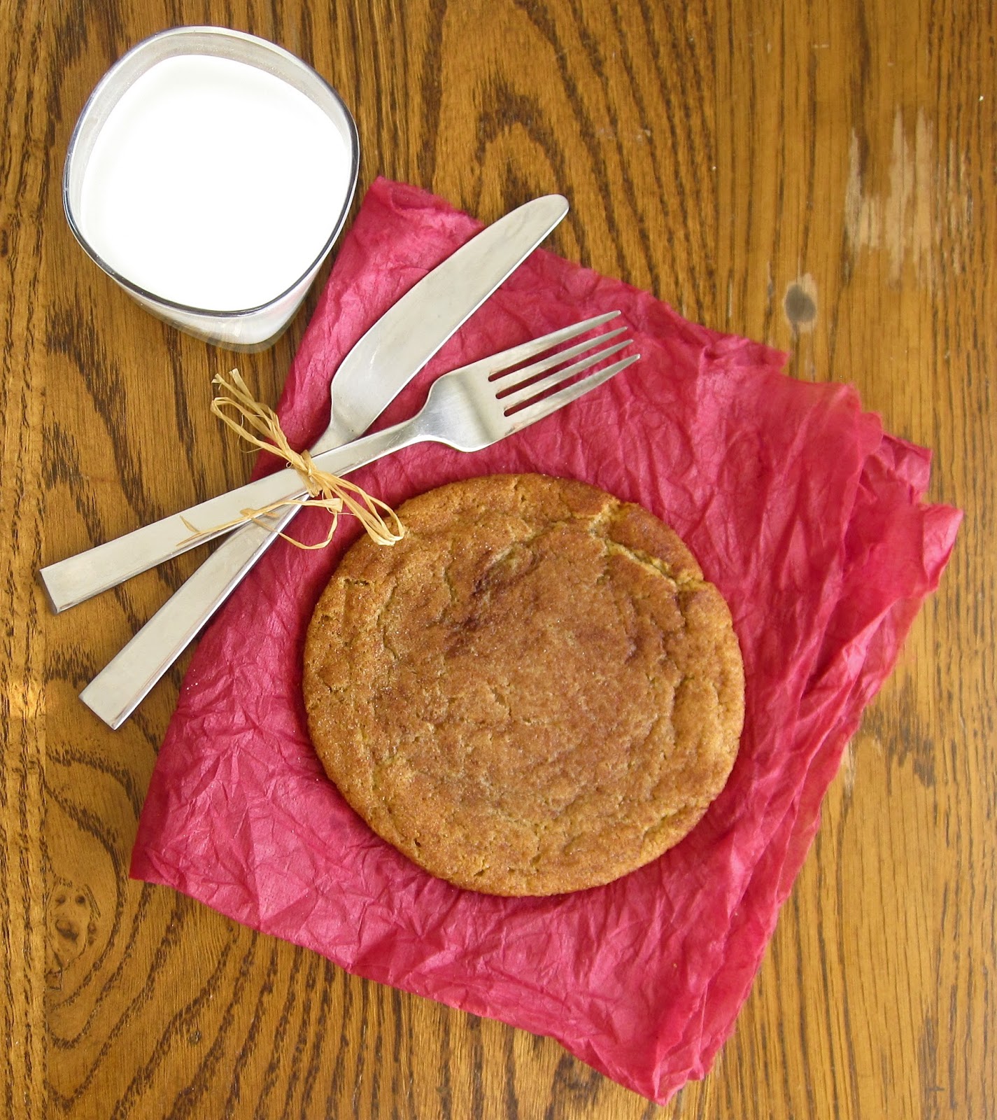 Giant SingleServing Snickerdoodle Cookie For One The Lindsay Ann