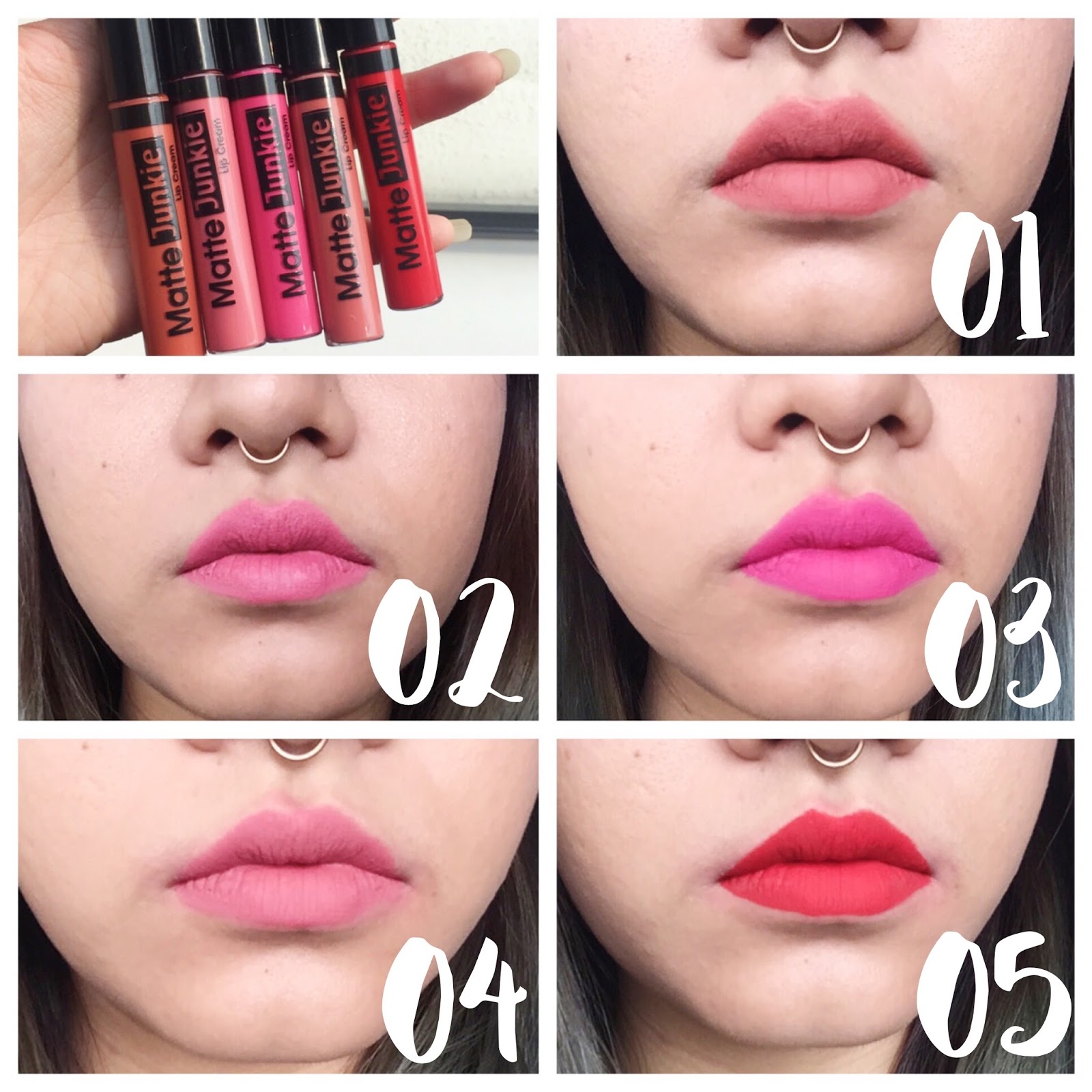 Trying on Silky Girl Matte Junkie A V E R A G E JANE