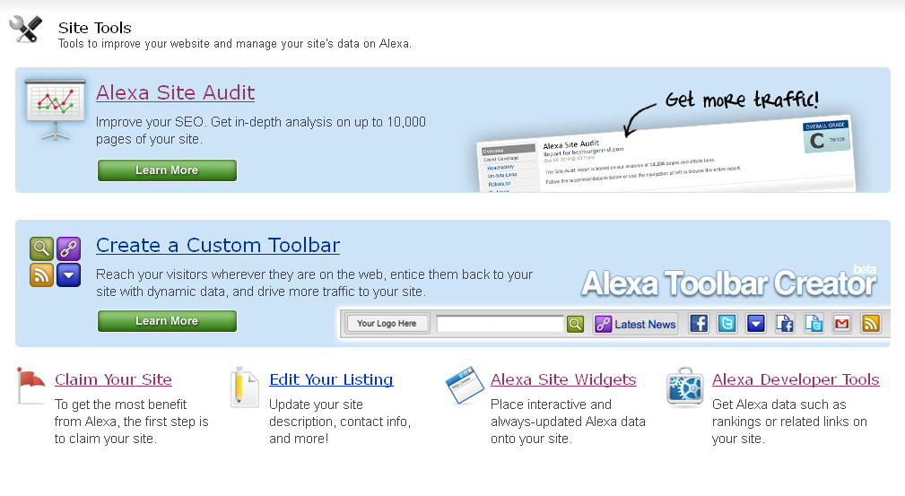 Site tools. Alexa toolbar. Alexa_creator. Сайт видгет с литсом.