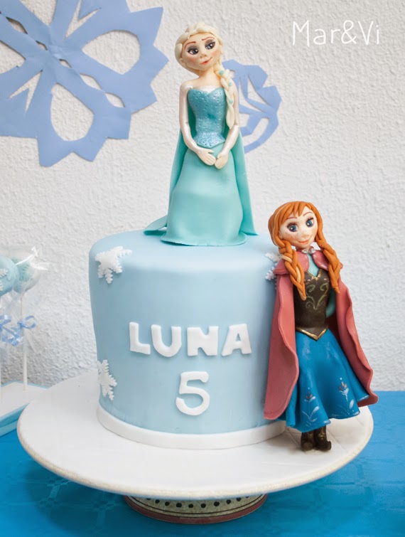 Tarta de cumpleaños de Frozen