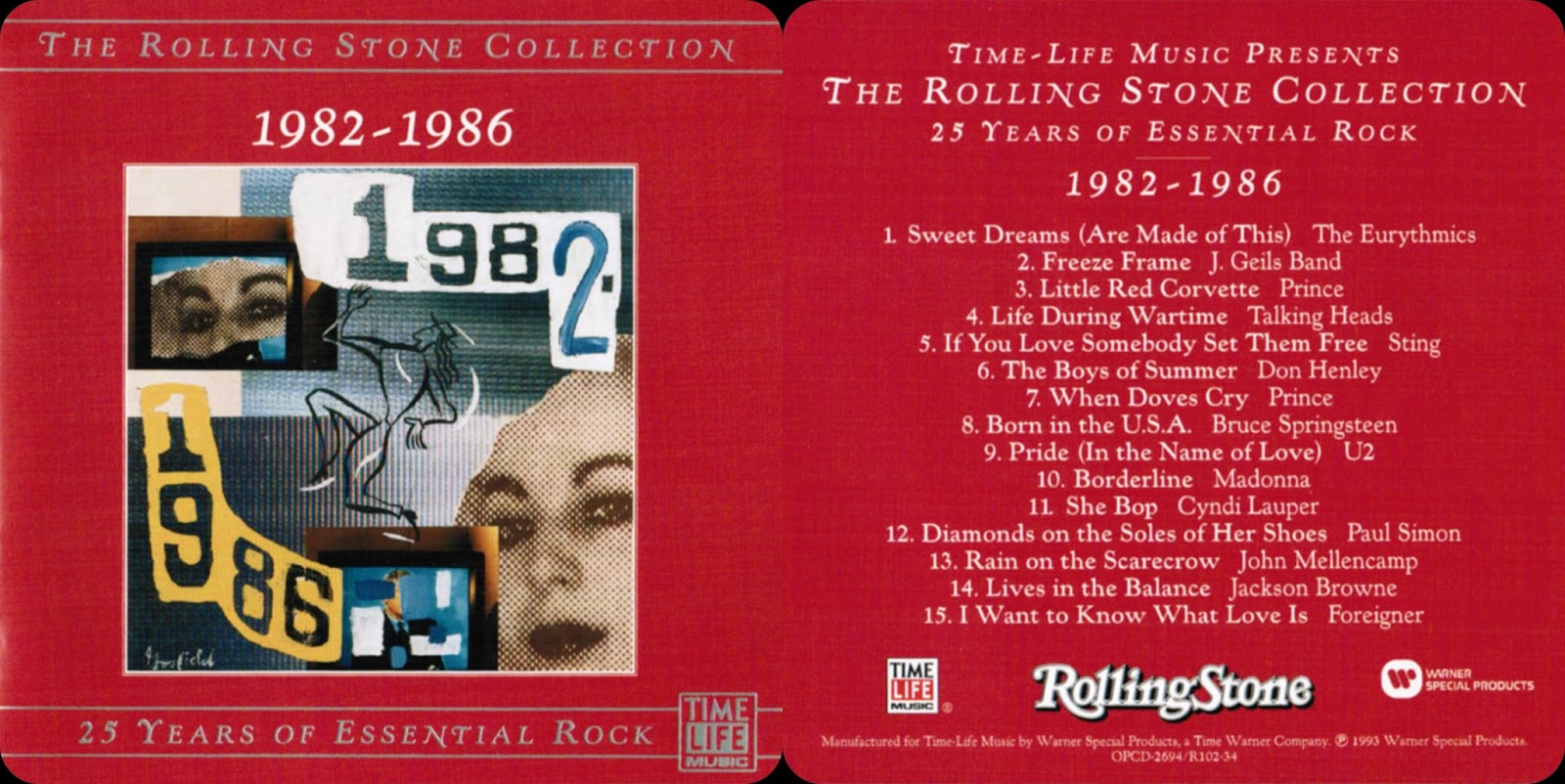 The Hideaway: Time-Life Music Presents THE ROLLING STONE COLLECTION: 25  Years Of Essential Rock [1993]