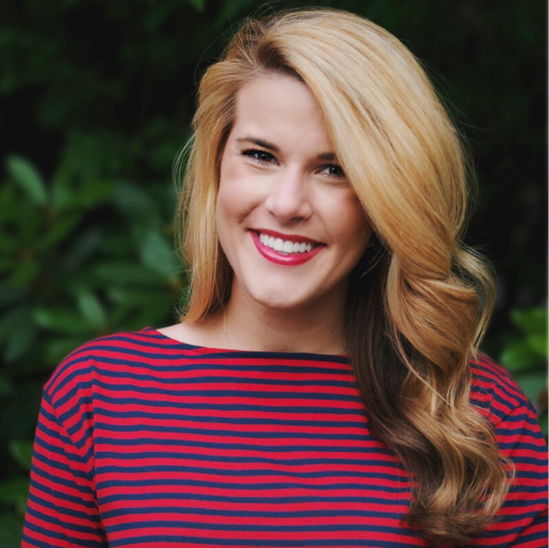 Summer Wind Navy and Red Stripes with White Shorts