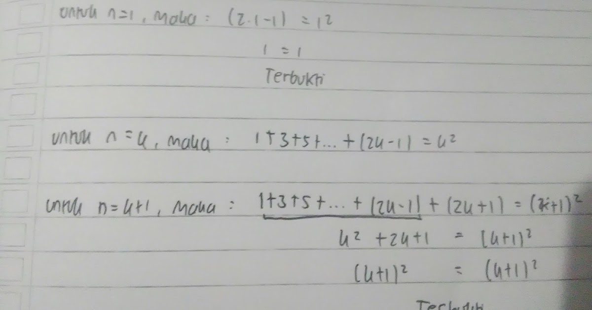 Contoh Soal Induksi Matematika Habis Dibagi Contoh Soal