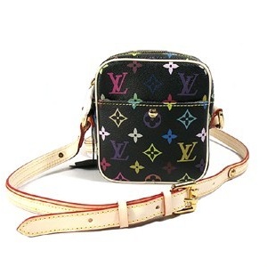 Designer bag -1: Louis Vuitton Monogram Multicolore M40056 Rift Black