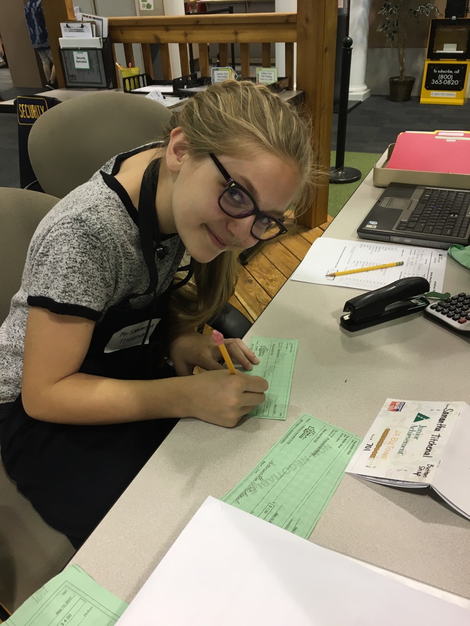 WSmiddle Information Center 5th Grade JA BizTown