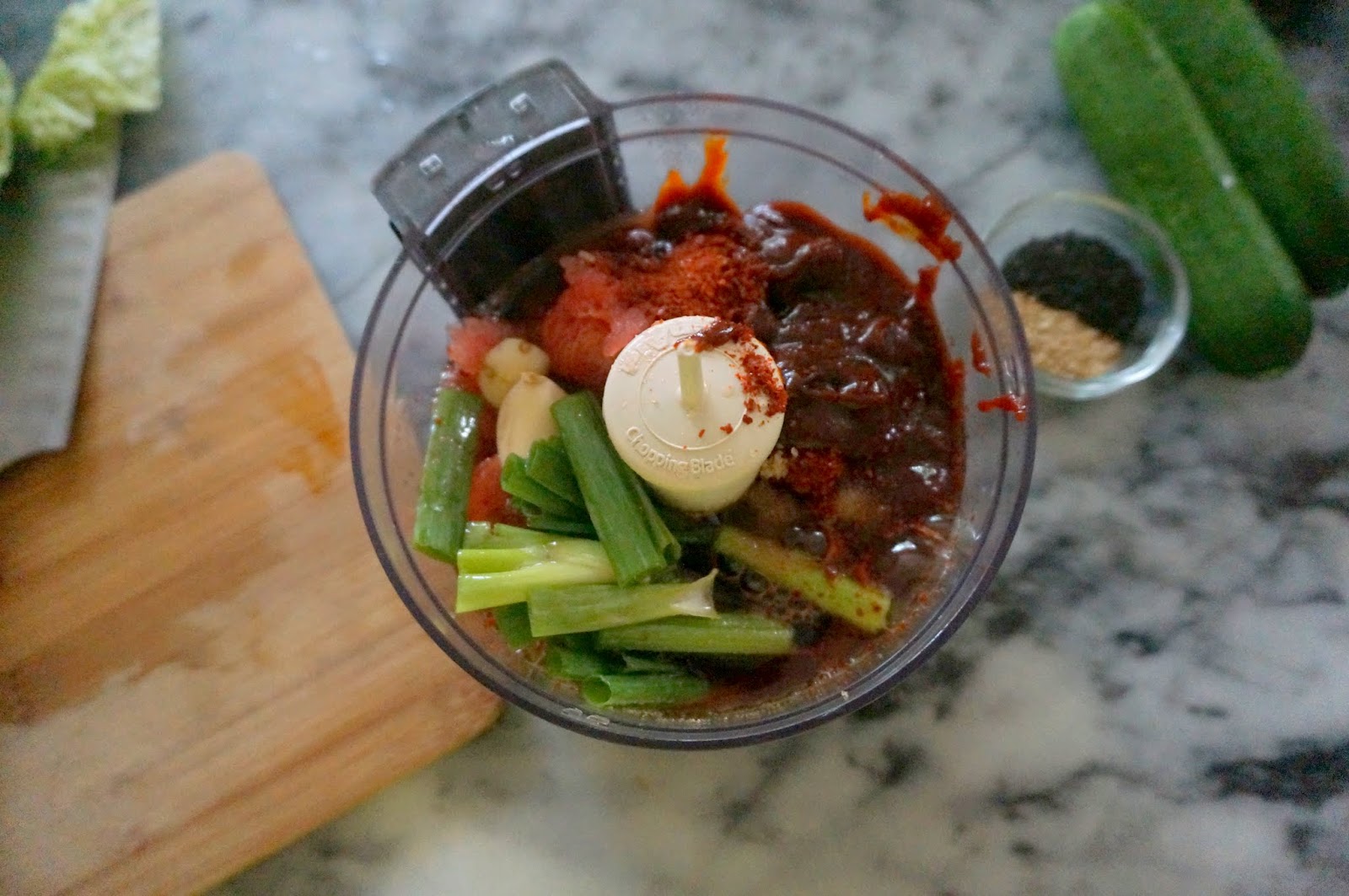 Korean Spicy Watermelon Noodles Soobak Naengmyun (수박냉면)