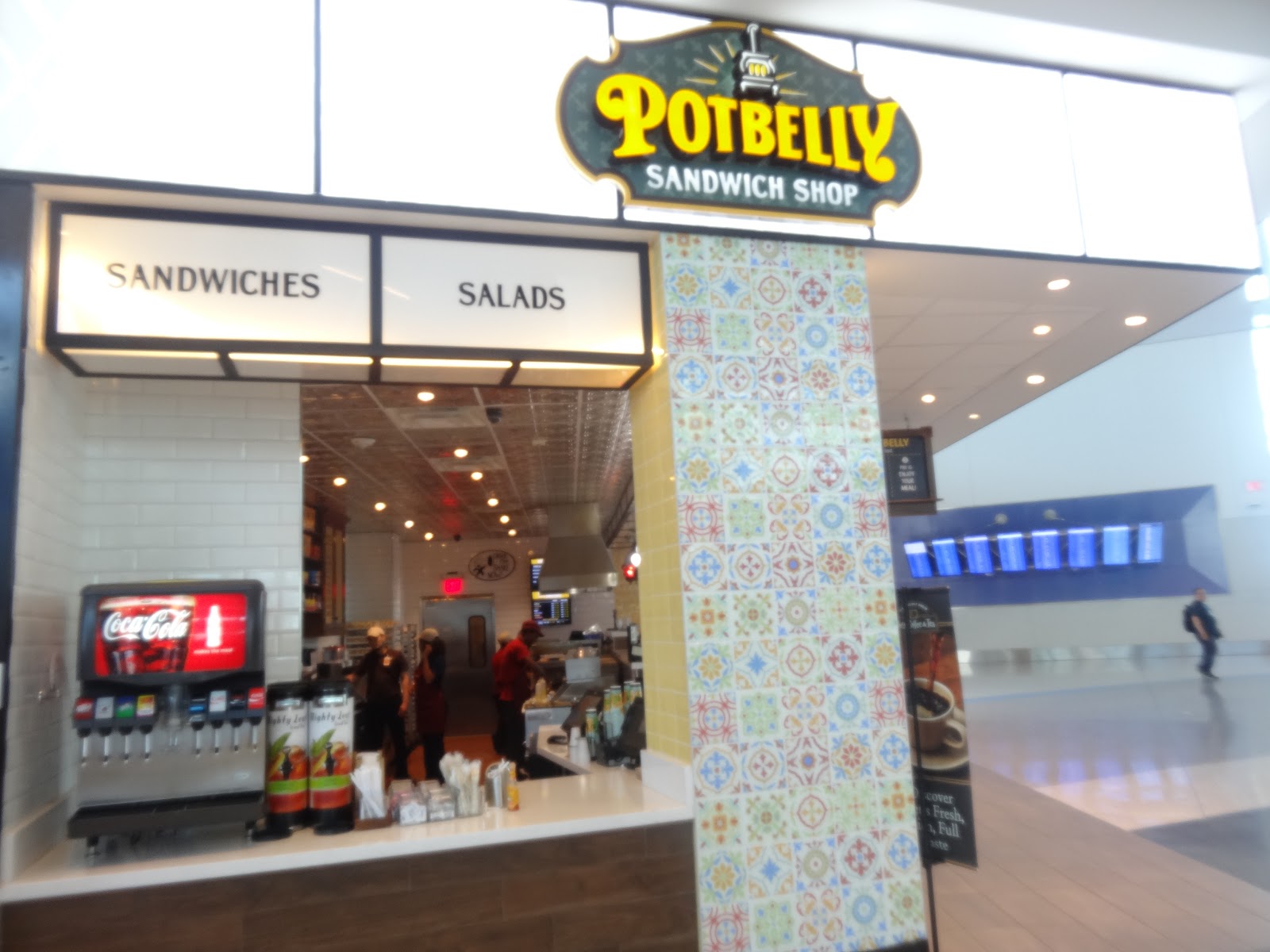 Miquelli's Amerikablog Restaurant Potbelly Sandwich Shop Houston, Texas