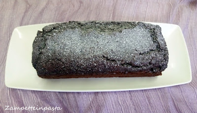 plumcake con cacao e barbabietola