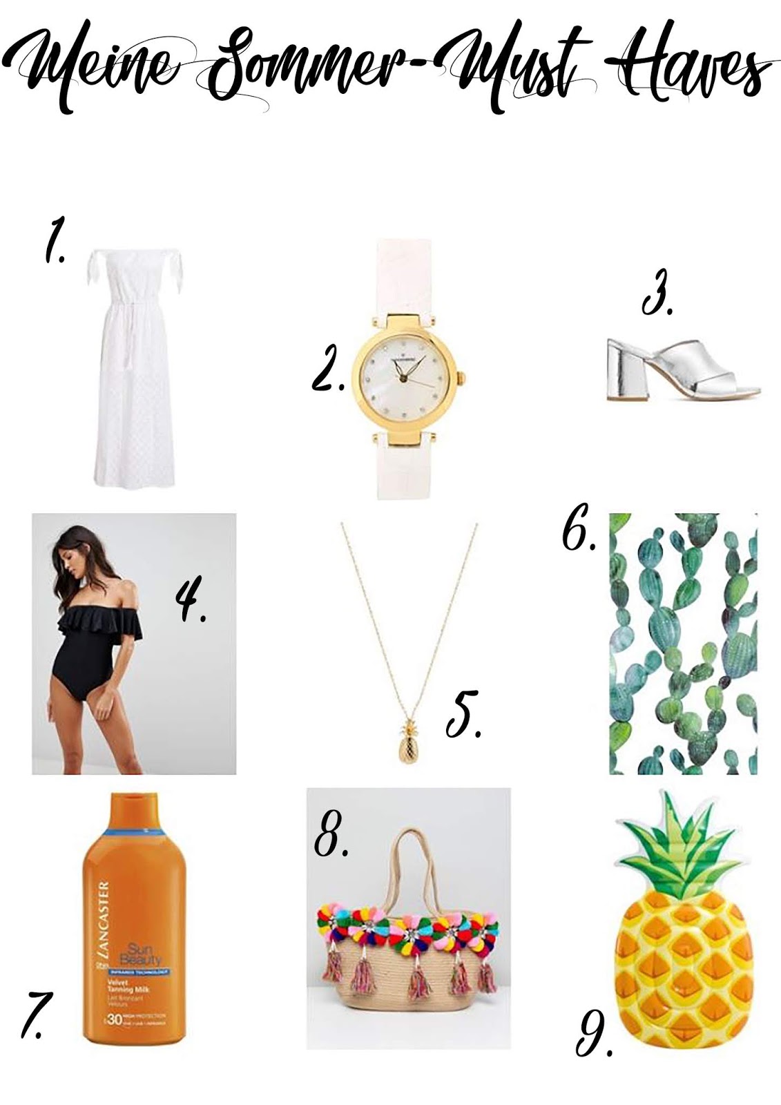 Sommer Must Haves FASHIONSTYLEBYJOHANNA / FASHIONBLOG BEAUTYBLOG