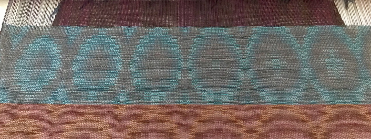 Random Acts of Color Sett and ReSett Weaving Circles with Echo and Jin