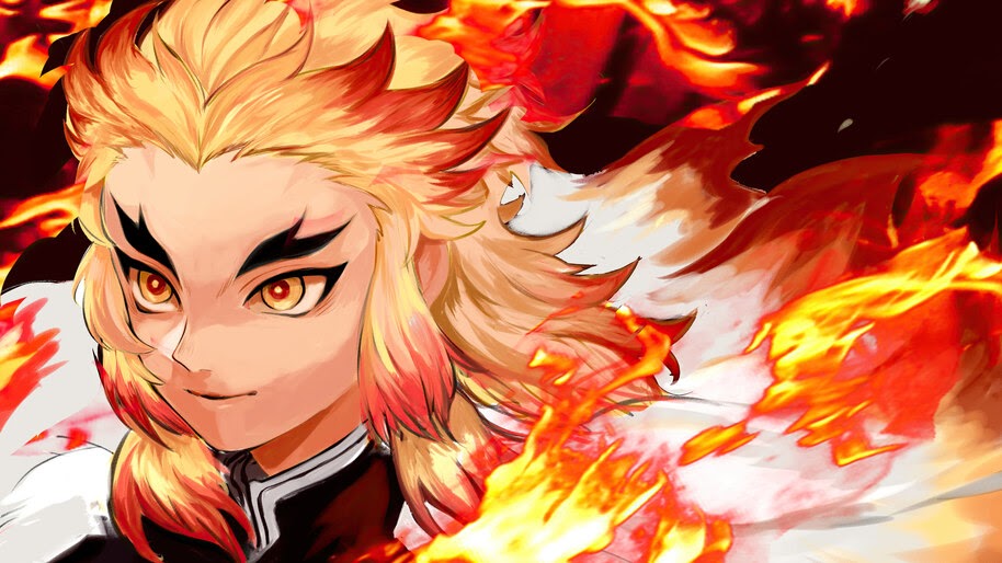 Kyojuro, Kimetsu no Yaiba, 4K, #3.1464