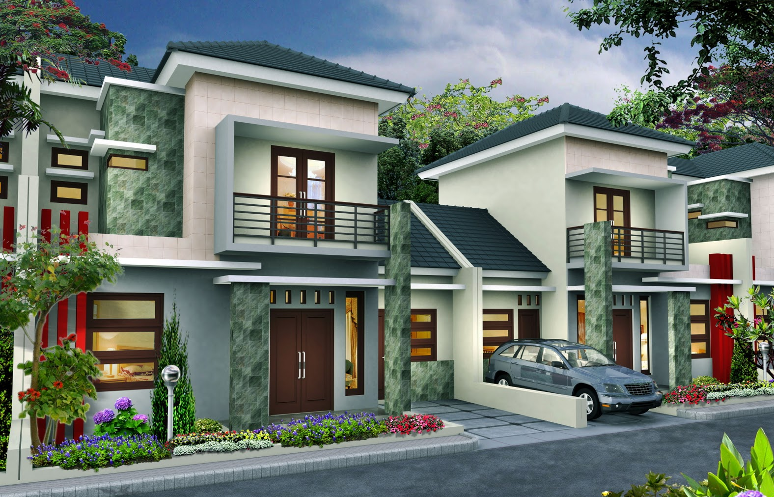 Gambar Rumah Minimalis 2 Lantai Type 90 Desain Rumah Minimalis