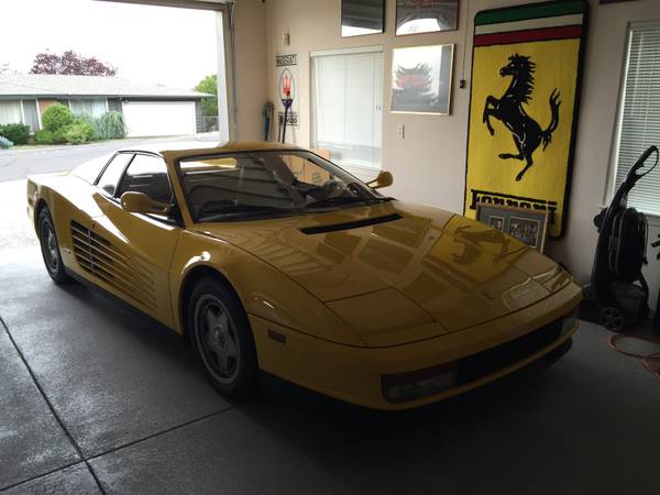 Rare Yellow 1988 Ferrari Testarossa