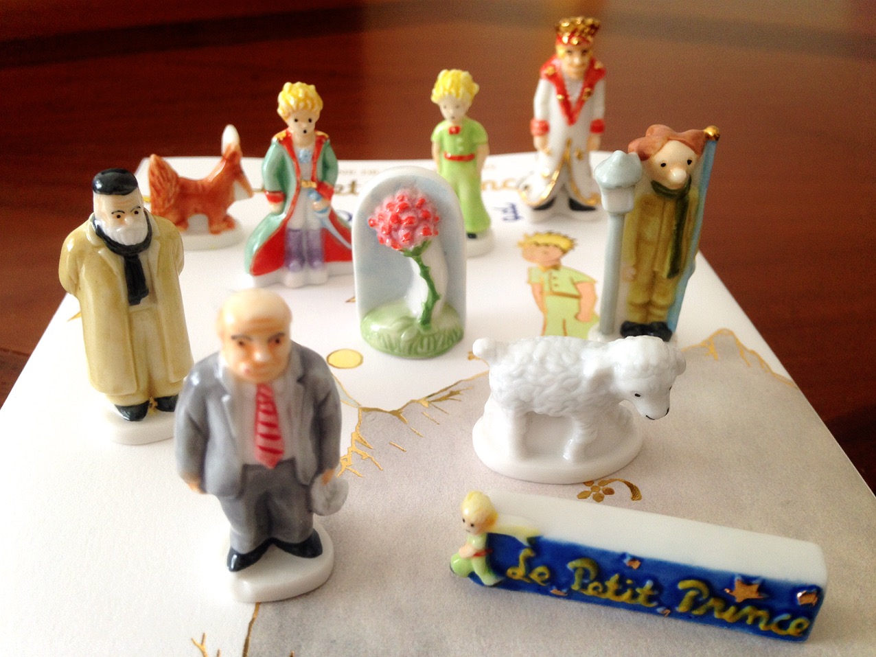 星の王子さまのフェーヴ（フェーブ）全10個❤小さな可愛い陶磁器製の