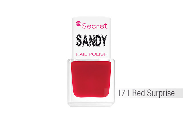 My Secret, Sandy Nail Polish, 171 Red Surprise