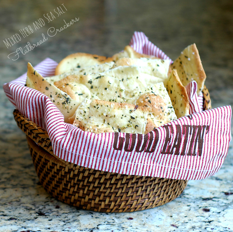 Savoring Time in the Kitchen Herb and Sea Salt Flatbread Crackers
