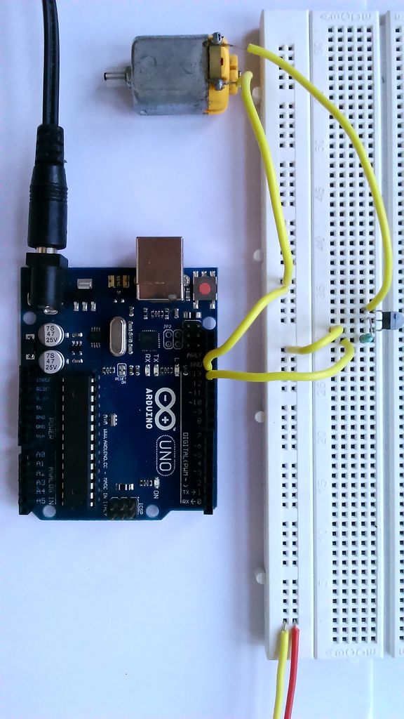 Use Transistor As Motor Driver Basic Arduino Tutorial
