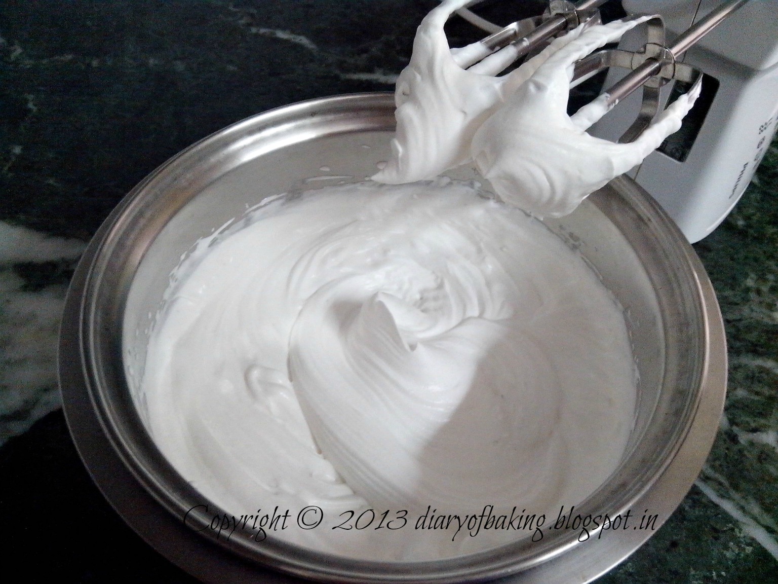 HOW TO whip low fat cream to stiff peaks My Baking Diaries