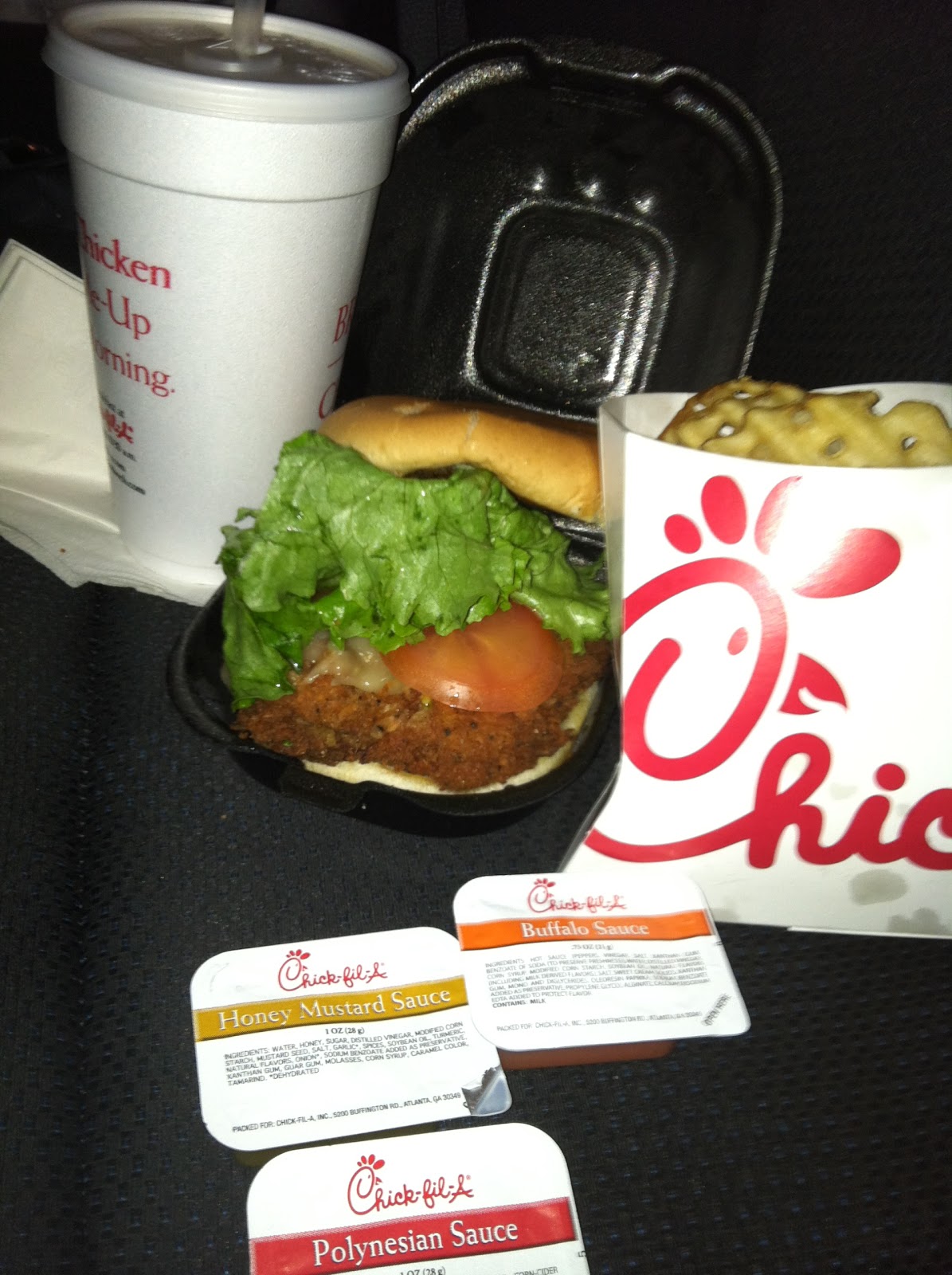 Spicey Not Pricey 1/9/12 ChickFilA Deluxe Buffalo Chicken Sandwich