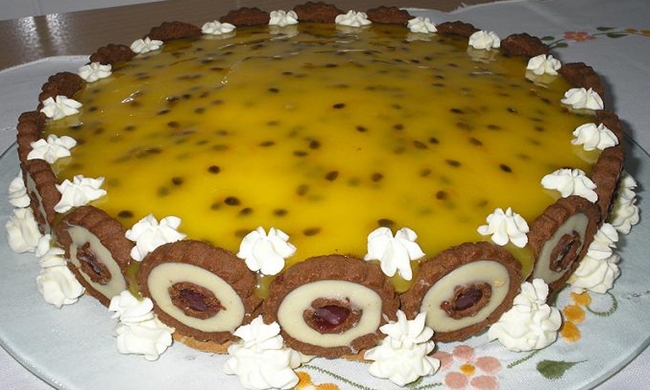 Torta Holandesa de Maracujá