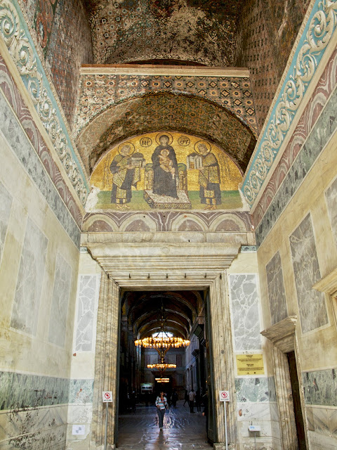 Santa Sofía, mosaico de Justiniano y Constantino, por El Guisante Verde Project
