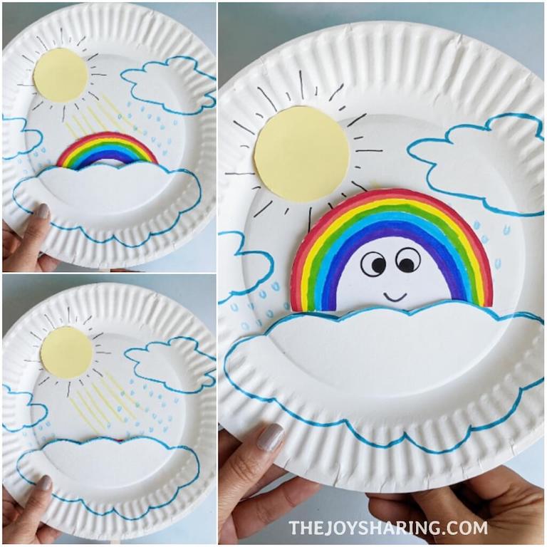 Easy craft activity to explain rainbow science