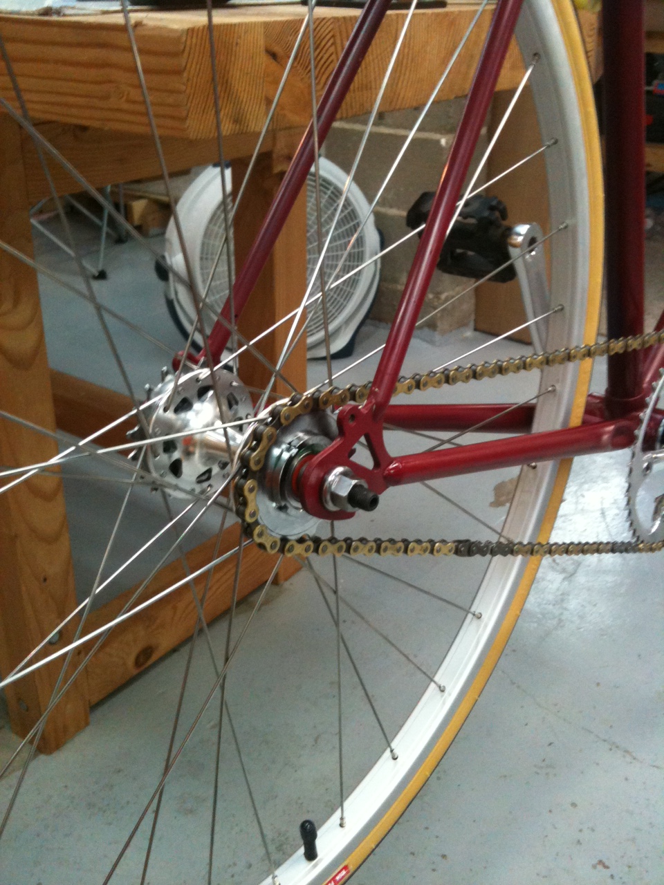 John's Bicycle Restorations: Raleigh Fixie / Single Speed Conversion ...