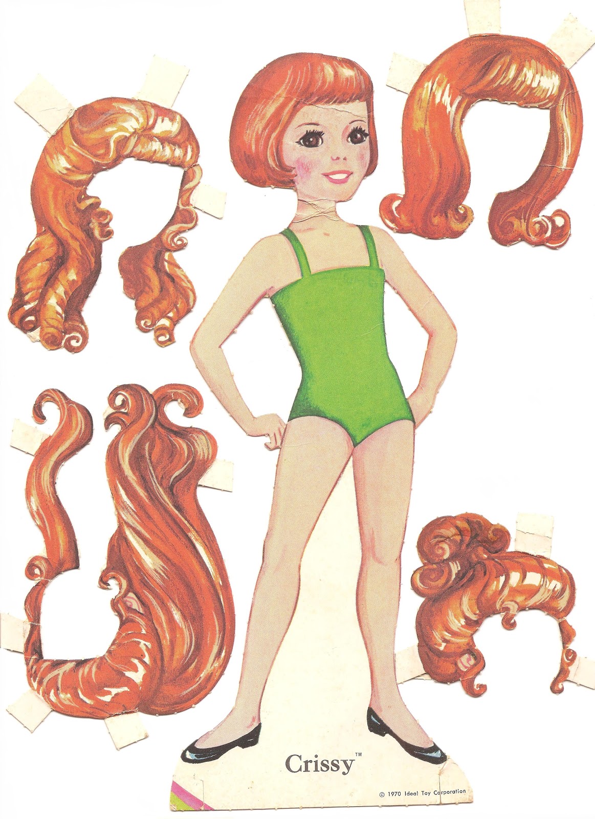 Mostly Paper Dolls: My CHRISSY Paper Doll