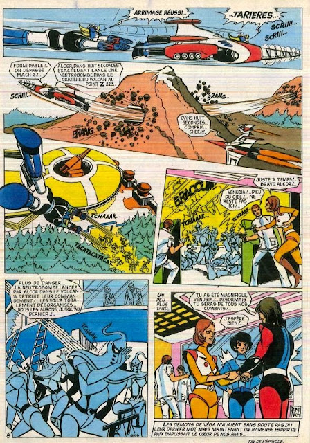 TéLé junior 1980 n° 7 GOLDORAK le vaisseau du fond des âges sans