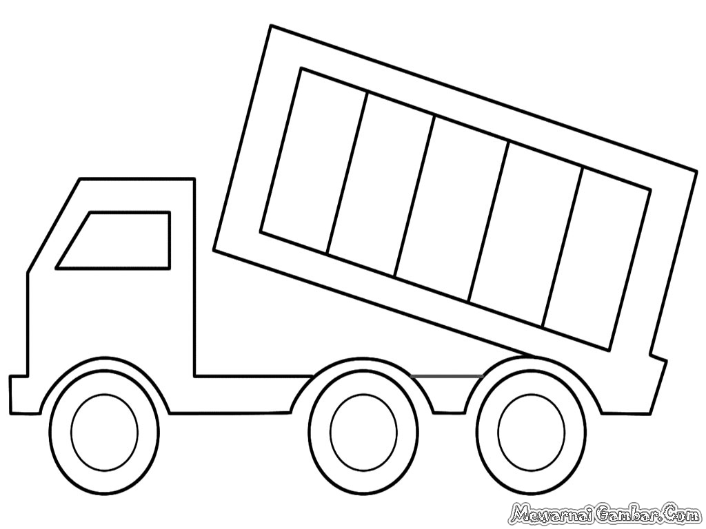 Mewarnai Truk - Coloring and Drawing